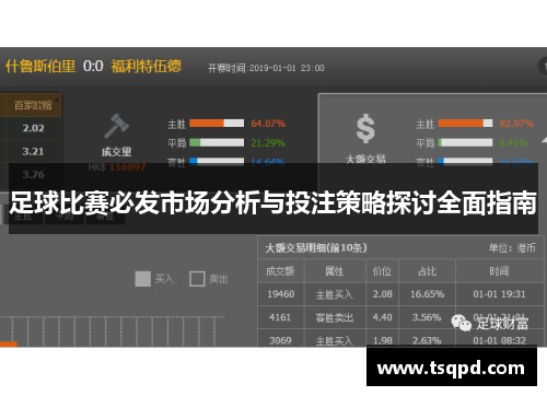 足球比赛必发市场分析与投注策略探讨全面指南